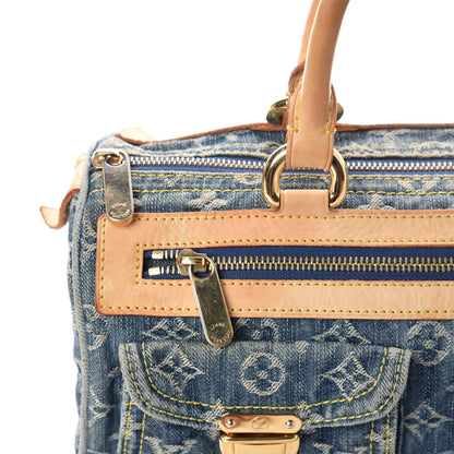 Louis Vuitton Monogram Denim Neo Speedy Blue 14 of 18