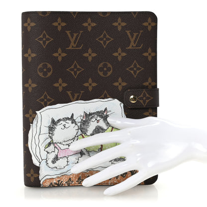 Louis Vuitton Monogram Grace Coddington Desk Agenda Cover MM 2 of 6