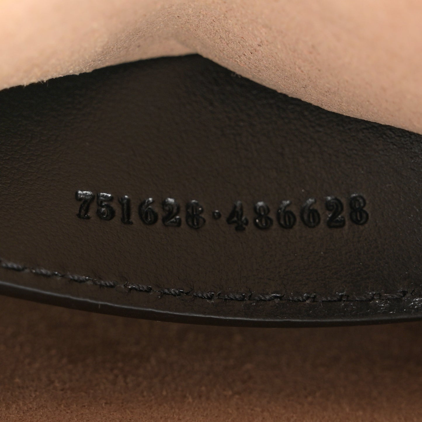 Calfskin Matelasse Diagonal Mini Interlocking G Heart Shoulder Bag Black