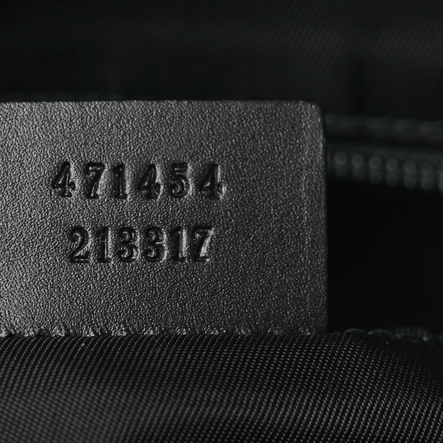 GG Supreme Monogram Web Messenger Bag Black
