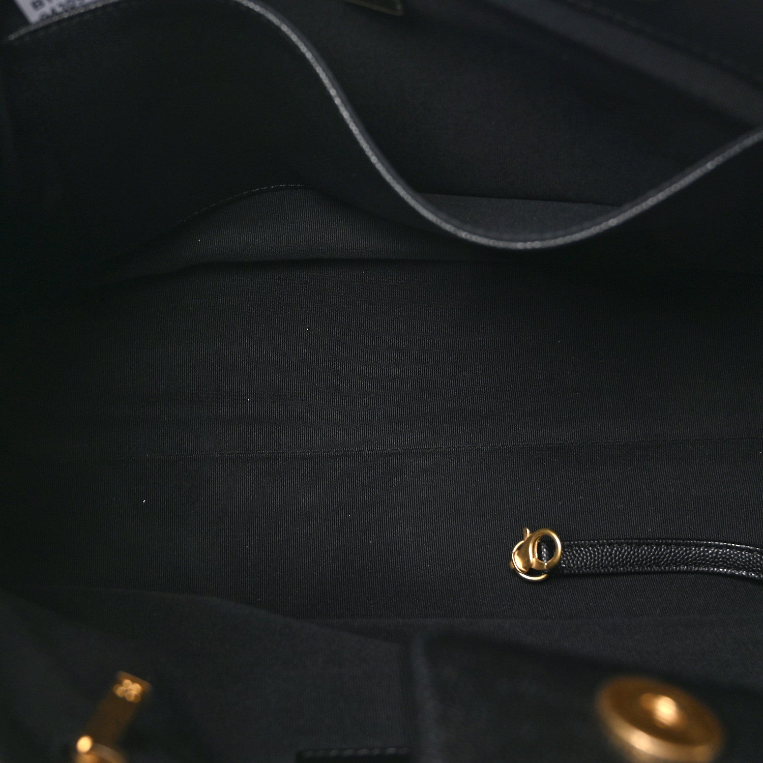 Chanel Caviar Quilted Chain Large Shopping Tote With Coin Purse Black 5 of 10