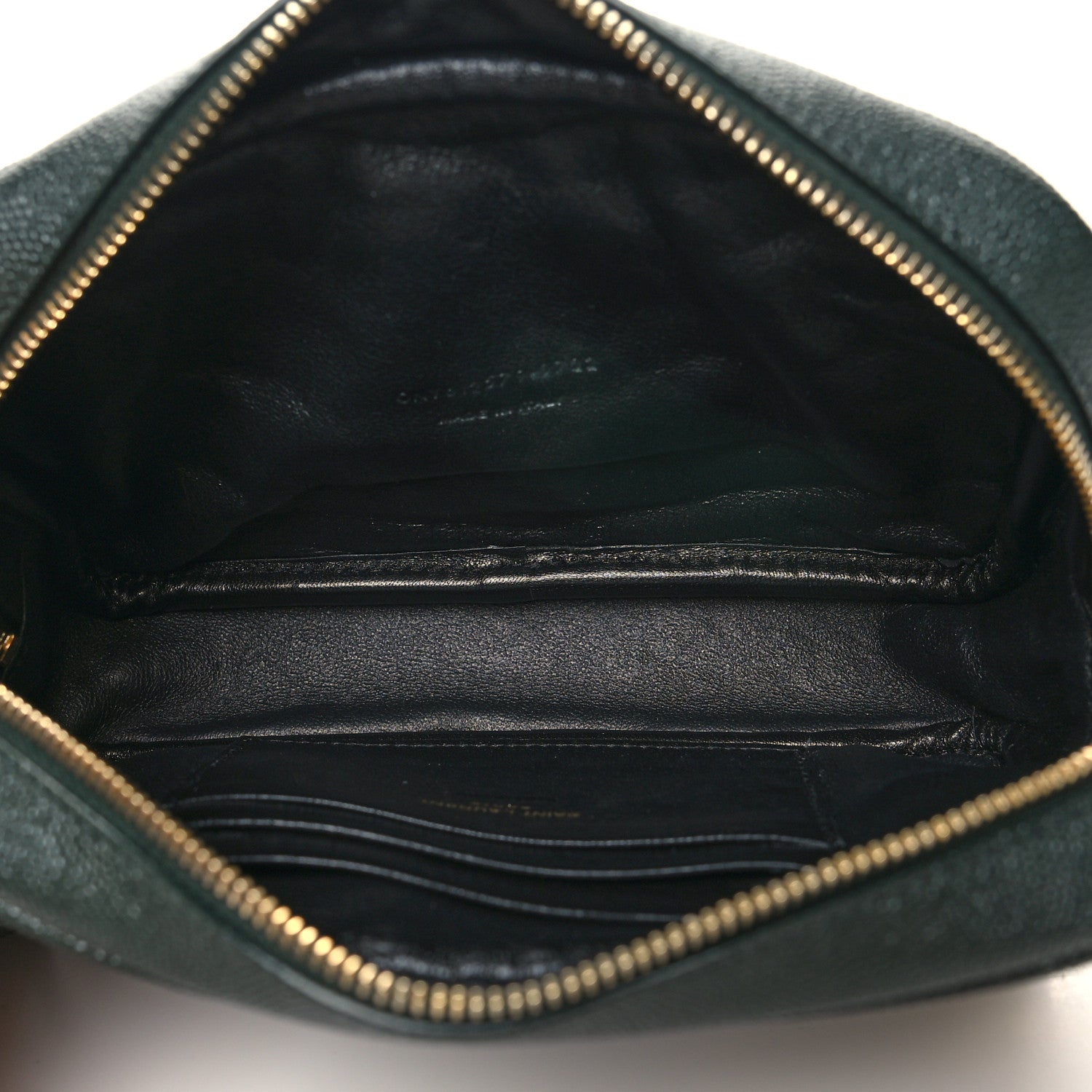 Saint Laurent Grain De Poudre Matelasse Monogram Mini Lou Camera Bag New Vert Fonce 5 of 10
