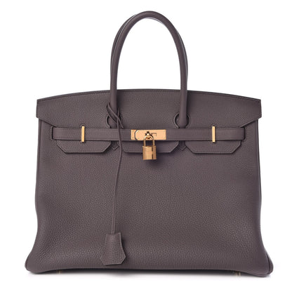 Hermes Togo Birkin 35 Etain 1 of 8