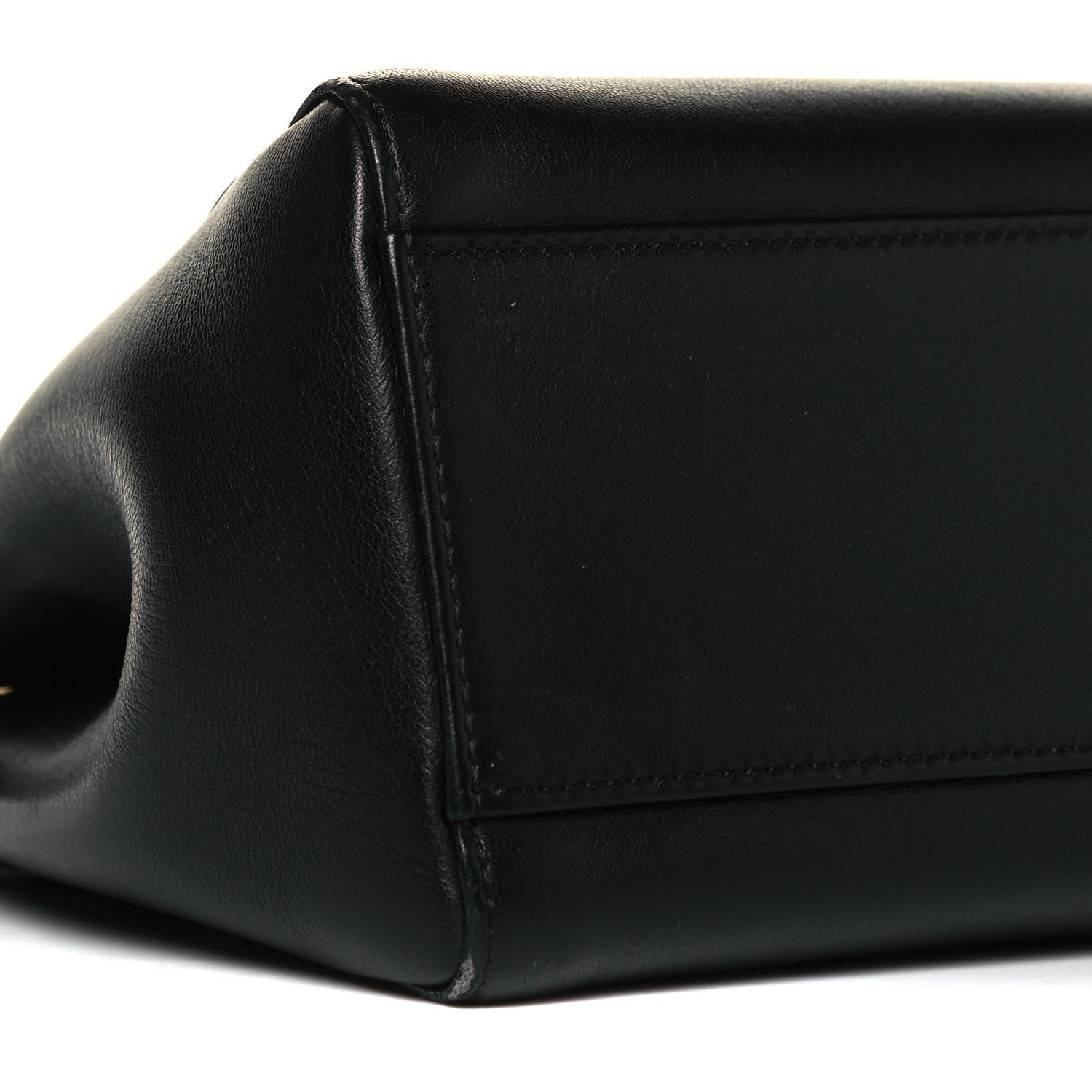 Fendi Nappa Mini Peekaboo Iconic Satchel Black 8 of 9