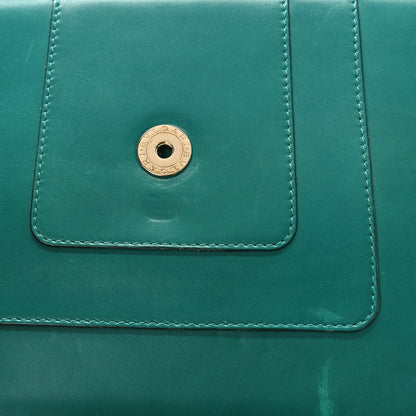 Bulgari Calfskin Small Serpenti Forever Snake Strap Crossbody Bag Emerald Green 12 of 12