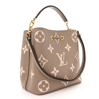 Louis Vuitton Empreinte Monogram Giant Neonoe MM Tourterelle Creme 4 of 11