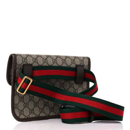 Gucci GG Supreme Monogram Neo Vintage Web Belt Bag Brown 2 of 9