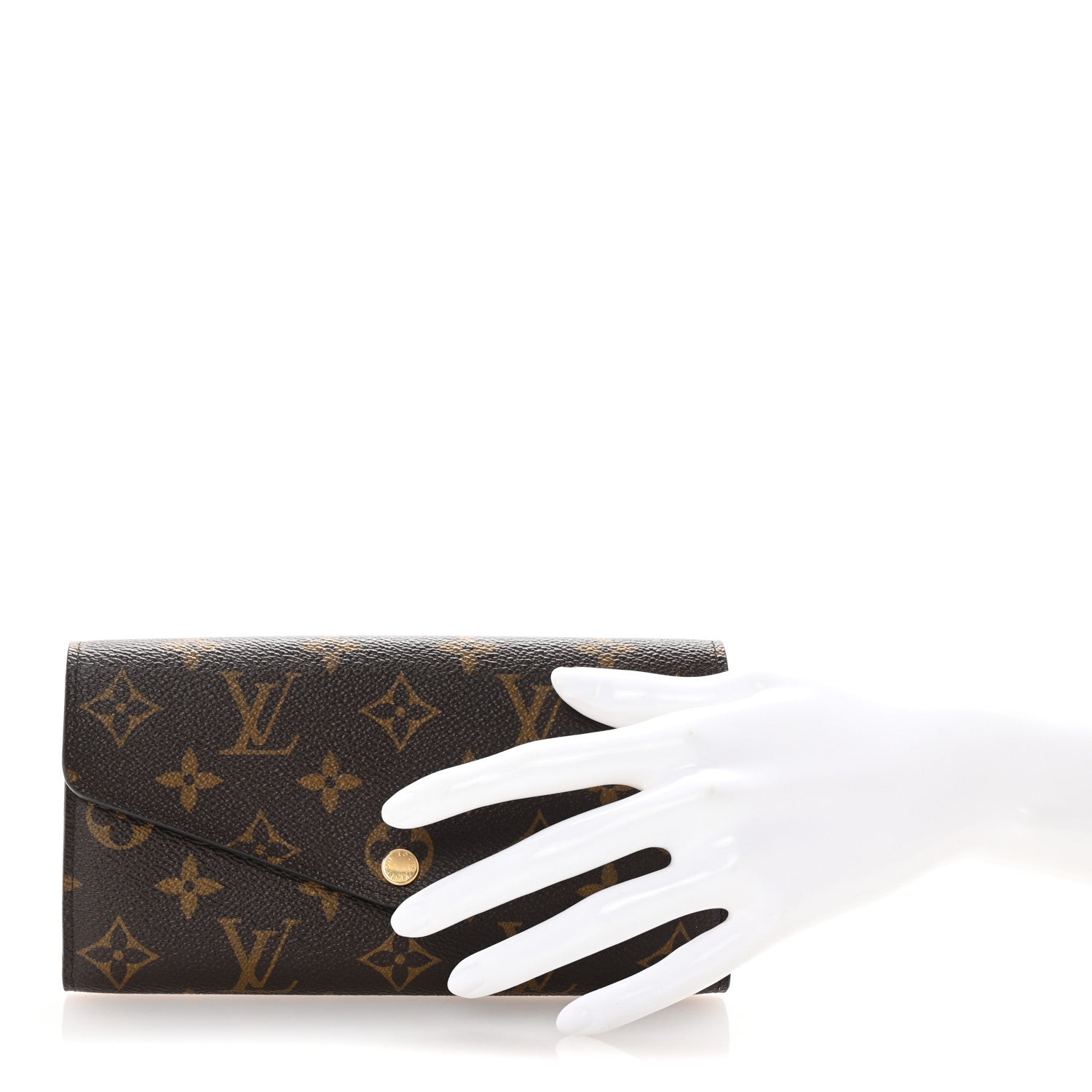 Louis Vuitton Monogram Sarah Wallet NM Rose Ballerine 2 of 7
