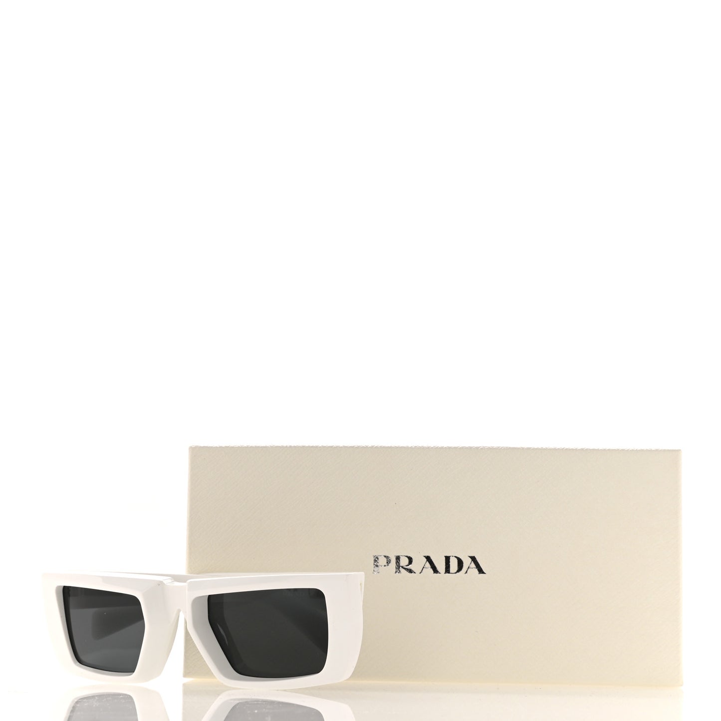 Runway Sunglasses SPR 24Y White Slate Gray