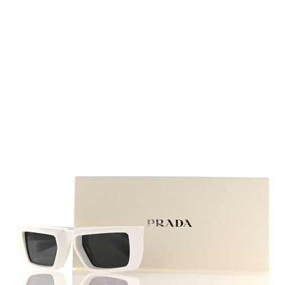 Prada Runway Sunglasses SPR 24Y White Slate Gray 8 of 8