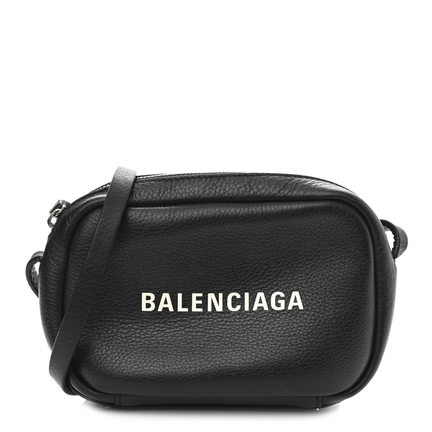Calfskin Logo XS Everyday Camera Bag Black