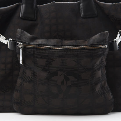 Chanel Nylon Travel Convertible Tote Black 9 of 10