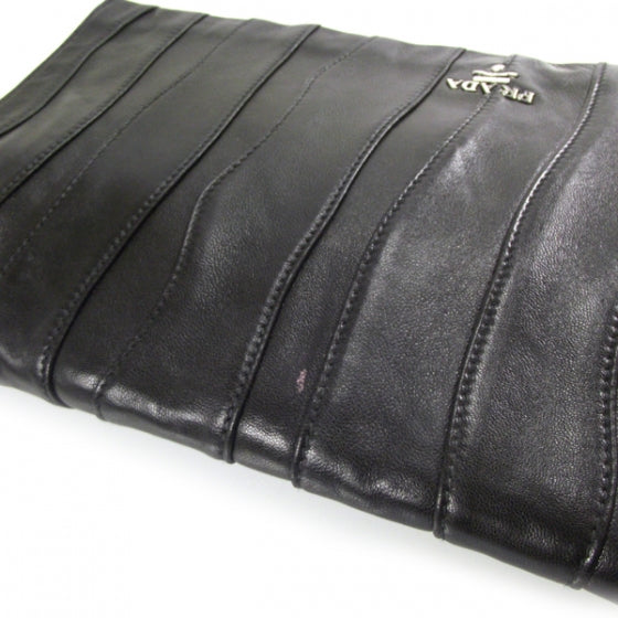 Nappa Mordore Clutch Nero