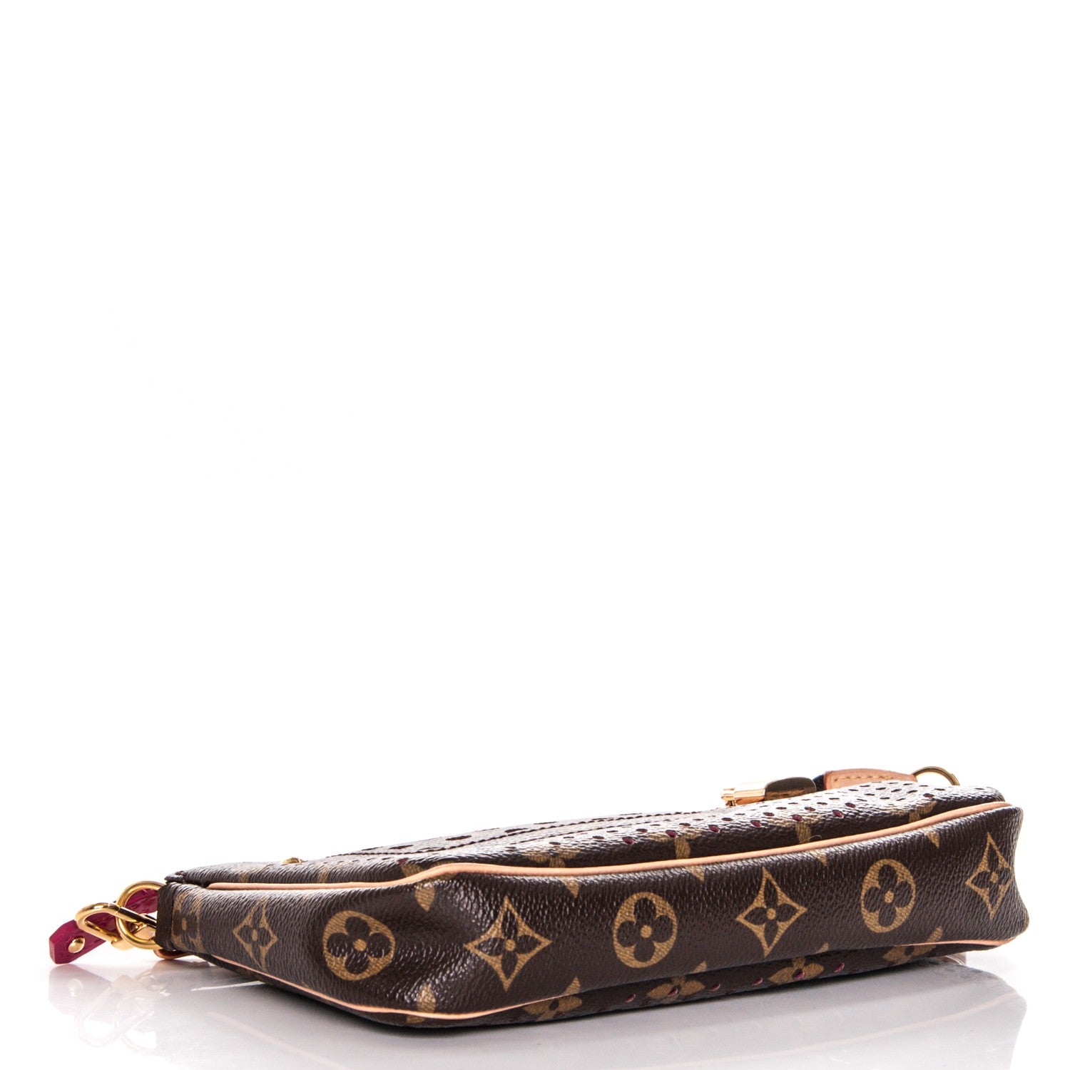 Louis Vuitton Monogram Perforated Pochette Accessories Bag Fuchsia 4 of 10