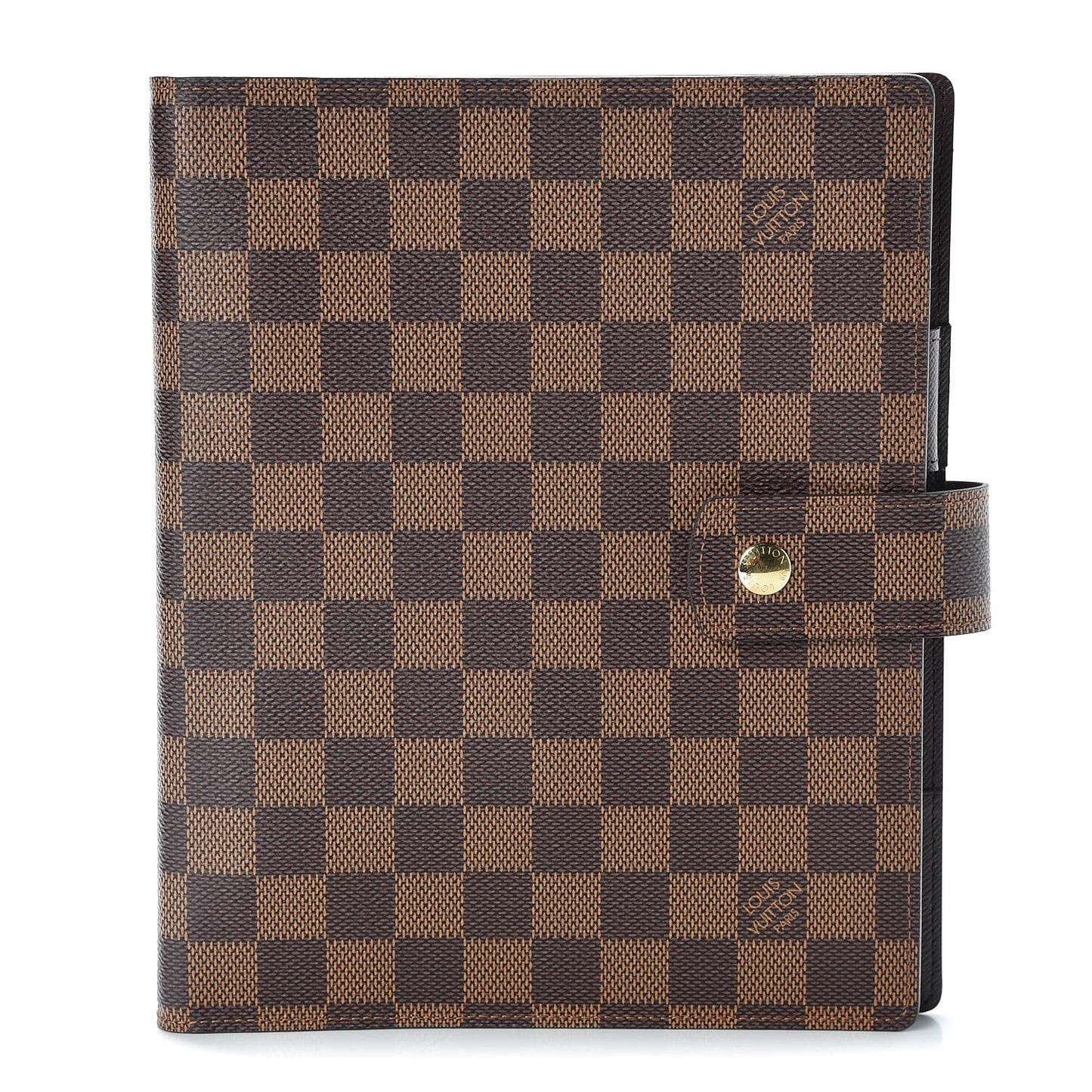 Damier Ebene Large Ring Agenda Cover