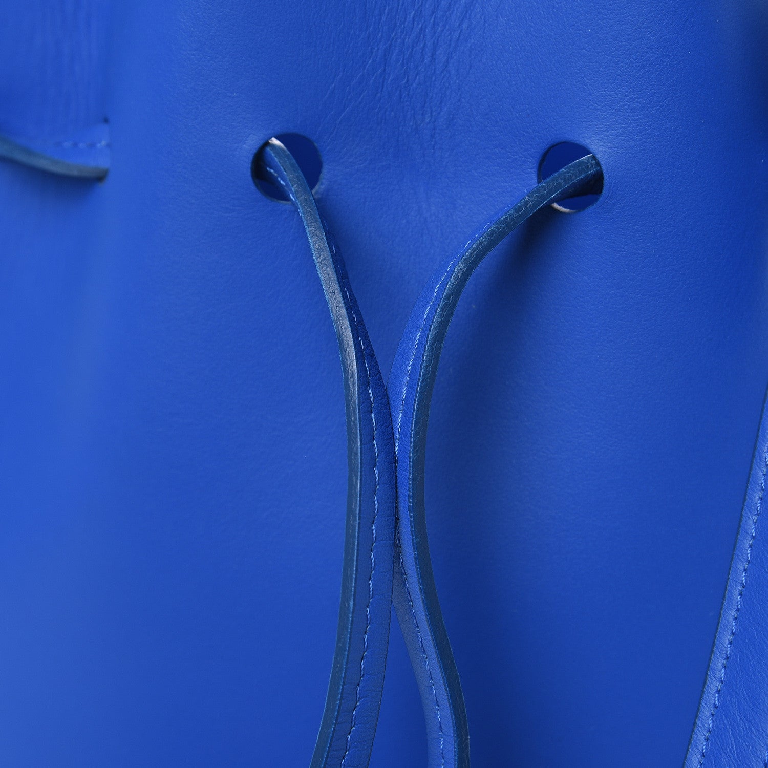 Mansur Gavriel Calfskin Mini Bucket Bag Royal 7 of 10