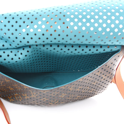 Louis Vuitton Monogram SC Flore Saumur Teal 5 of 10