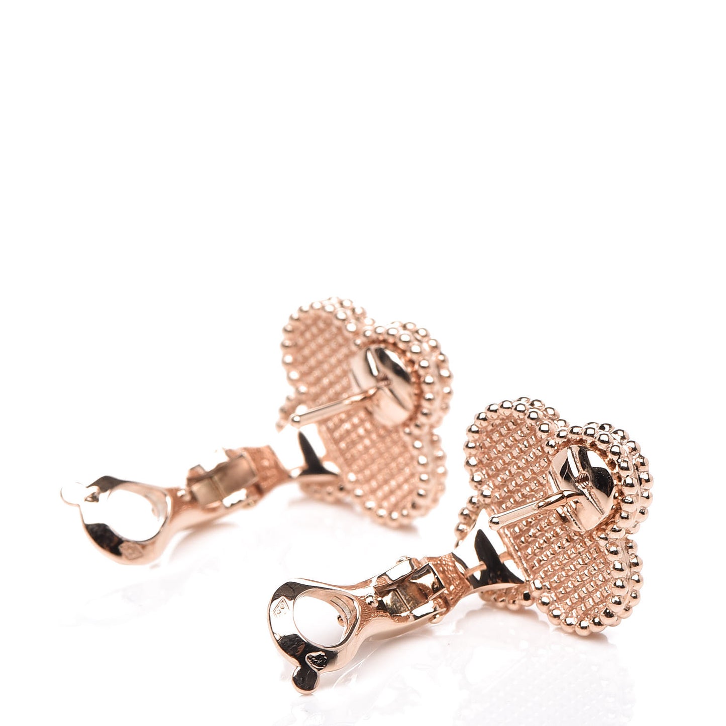 18K Rose Gold Vintage Alhambra Earrings