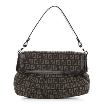 Fendi Zucchino Small Chef Shoulder Bag Tobacco 1 of 8