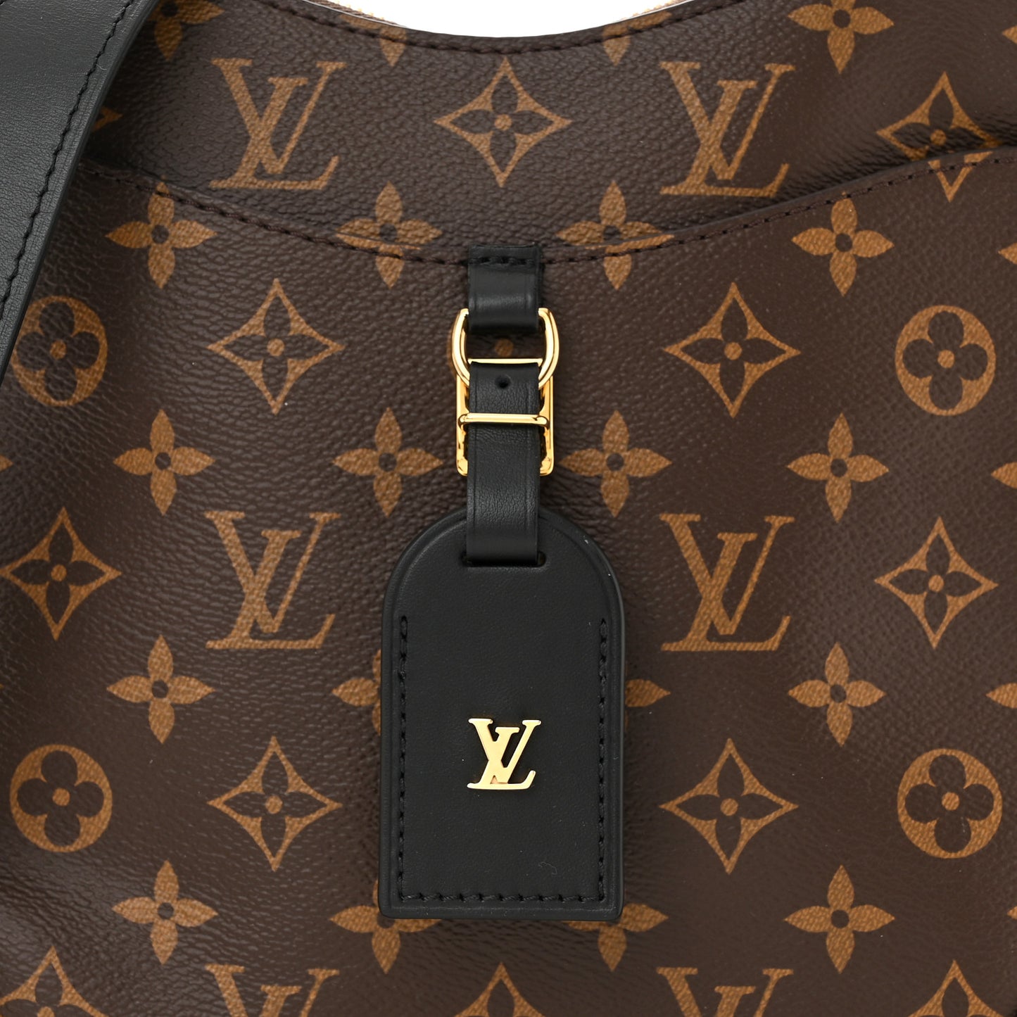 LOUIS VUITTON Monogram Odeon PM Black