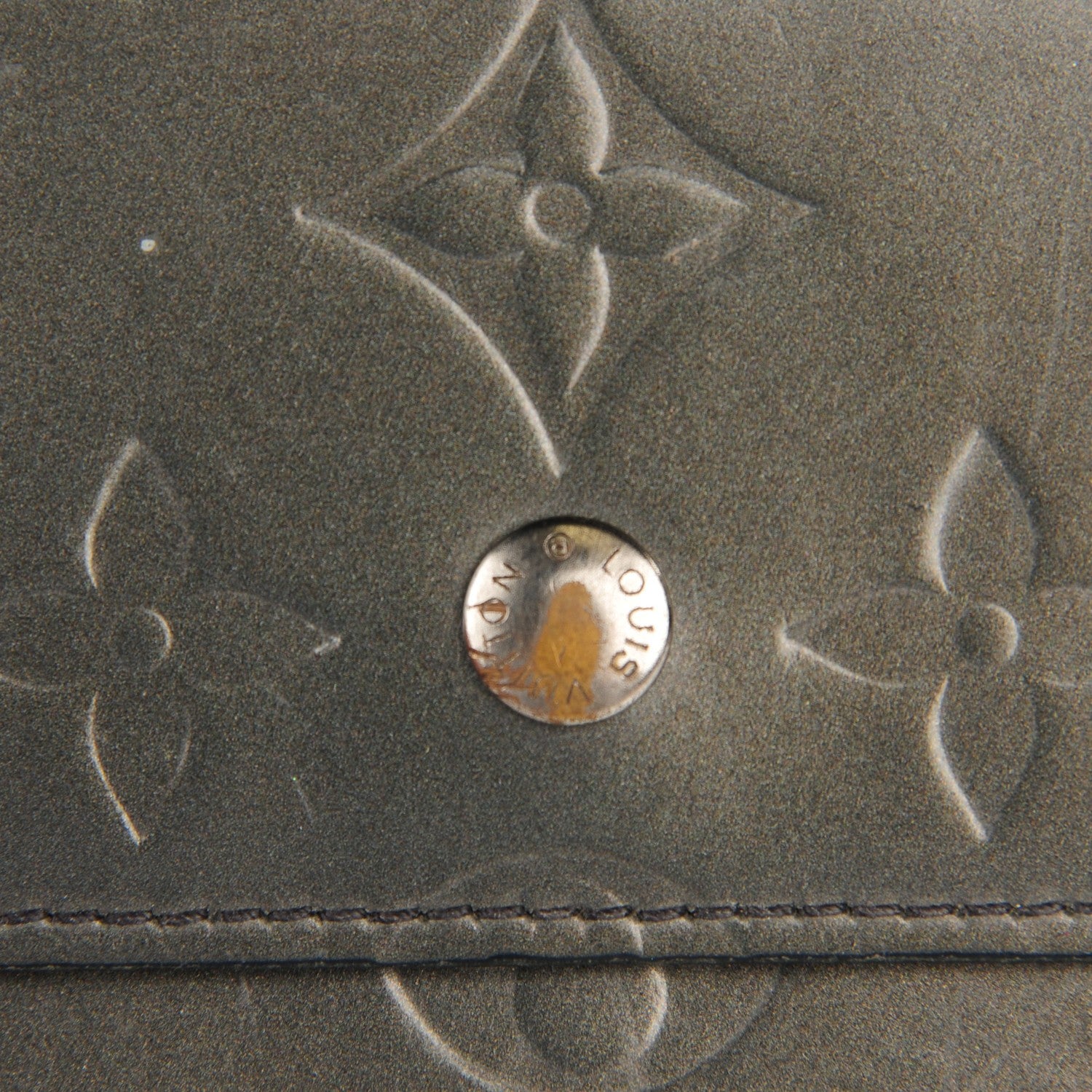 Louis Vuitton Mat Monogram Porte Tresor International Wallet Gris 2 of 10