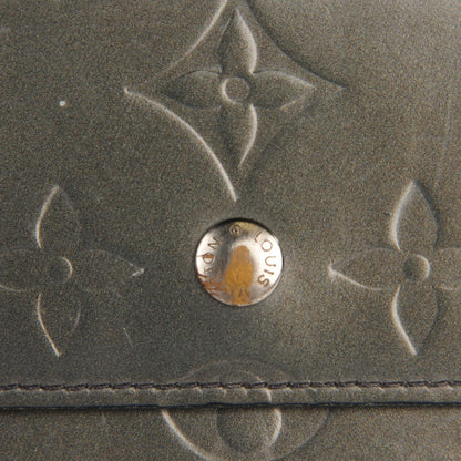 Louis Vuitton Mat Monogram Porte Tresor International Wallet Gris 2 of 10