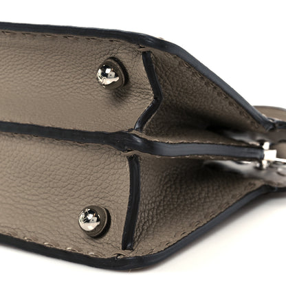 Fendi Cuoio Romano Selleria Mini Peekaboo I SEE U Iconic Satchel Fettuccia 19 of 19