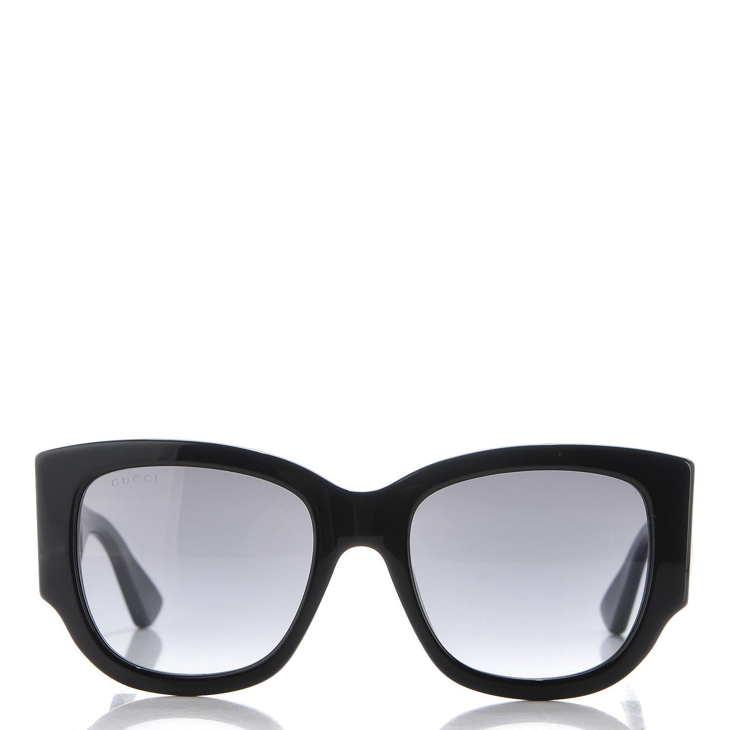 Gucci Acetate Web Oversized Frame Rectangle Sunglasses GG0276S Black 3 of 9