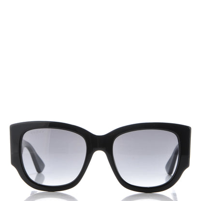 Gucci Acetate Web Oversized Frame Rectangle Sunglasses GG0276S Black 3 of 9