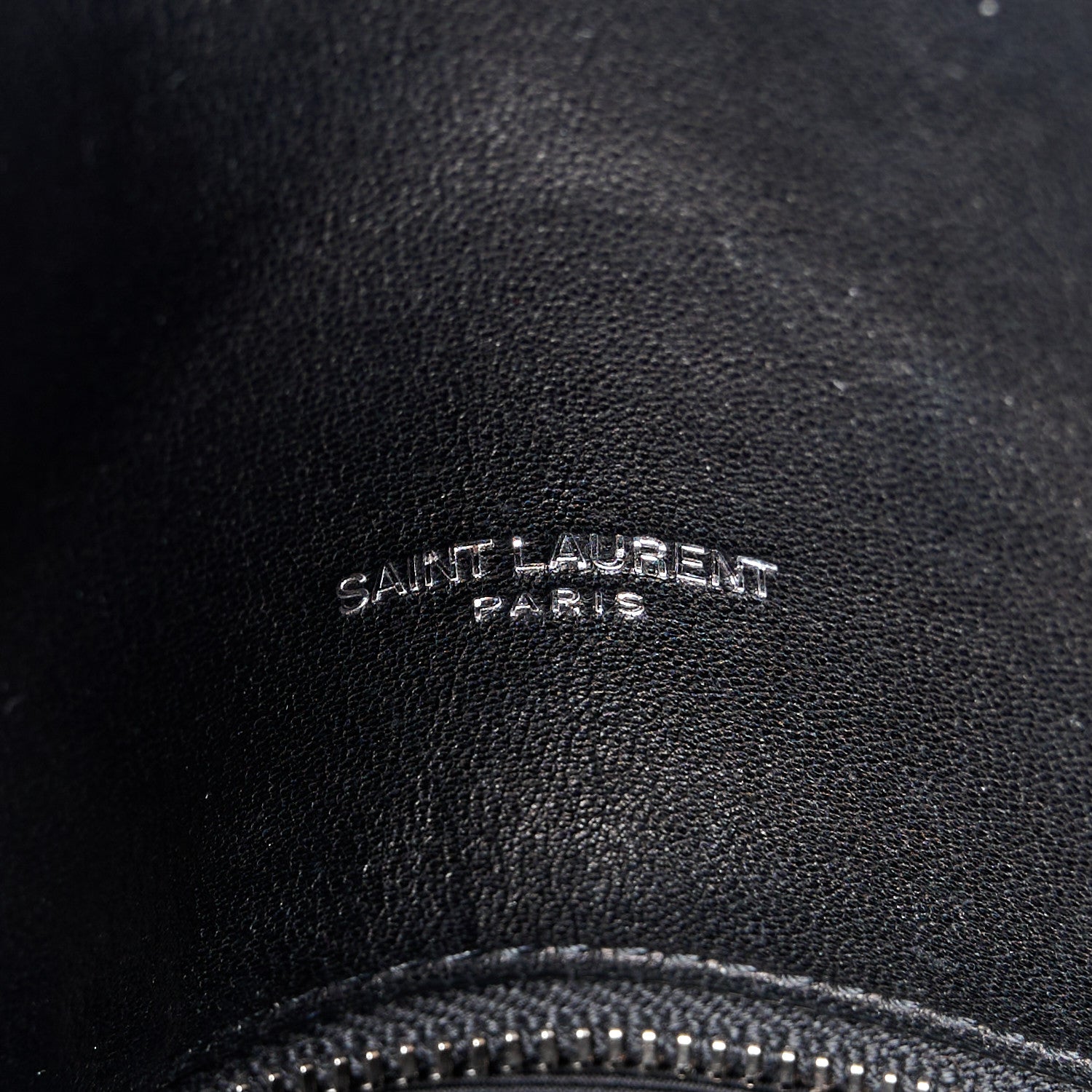 Saint Laurent Lambskin Quilted Small Loulou Puffer Monogram Chain Satchel Black 7 of 15