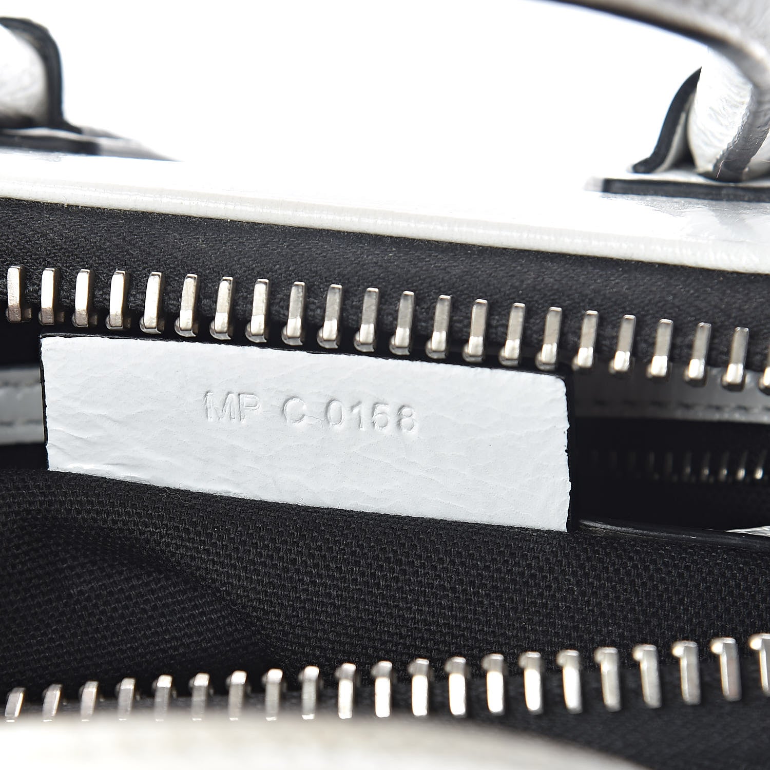Givenchy Crinkled Patent Calfskin Mini Antigona White 7 of 11