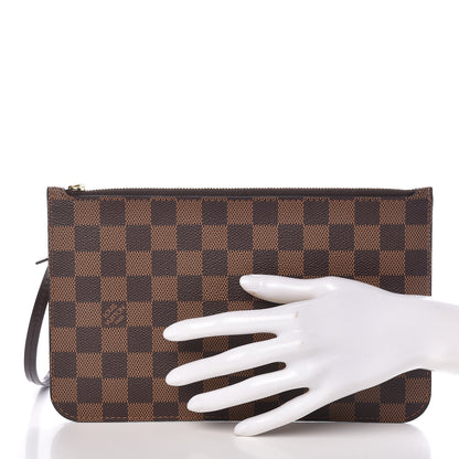 Louis Vuitton Damier Ebene Neverfull MM GM Pochette 2 of 8