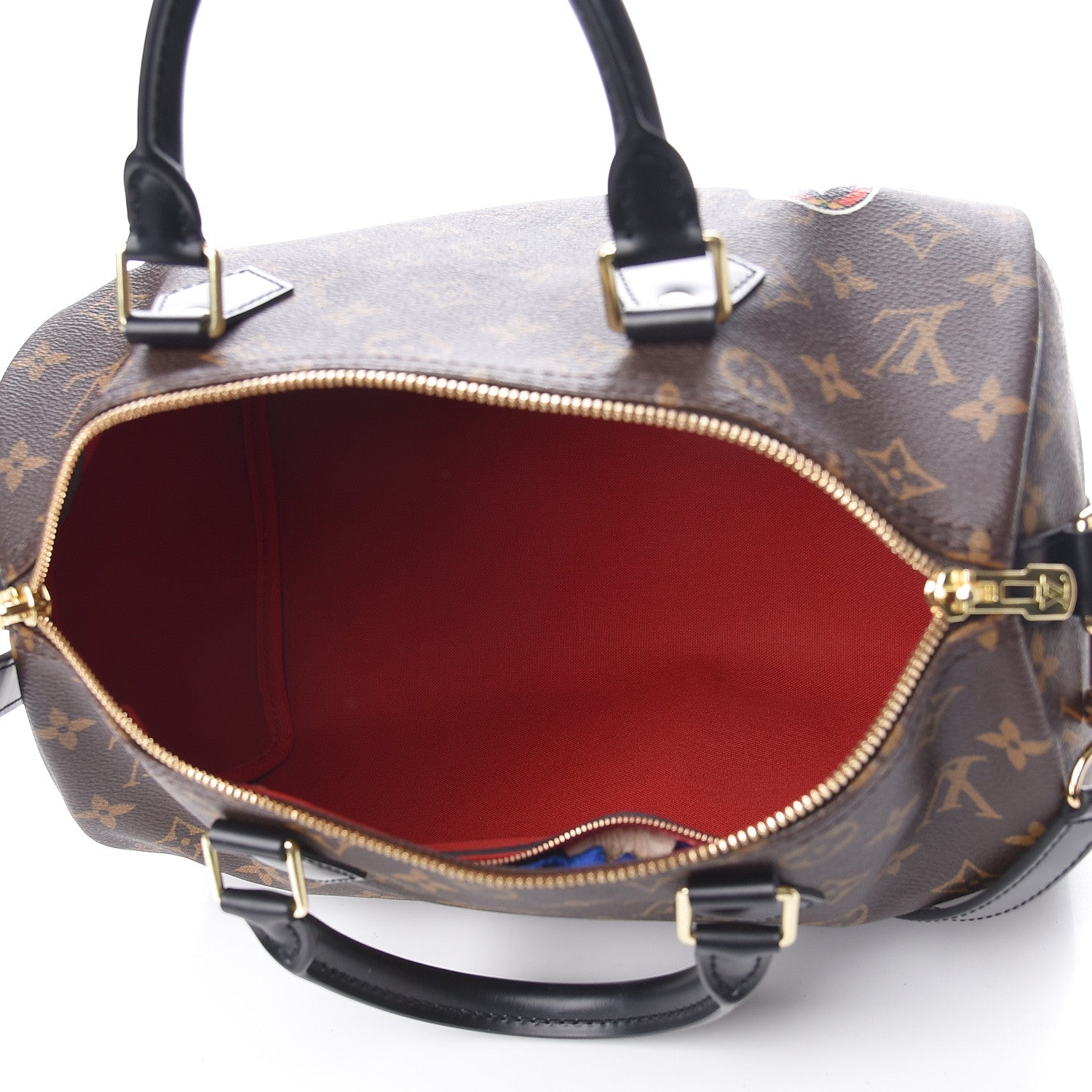 Louis Vuitton Monogram My World Tour Speedy Bandouliere 30 Black 6 of 12