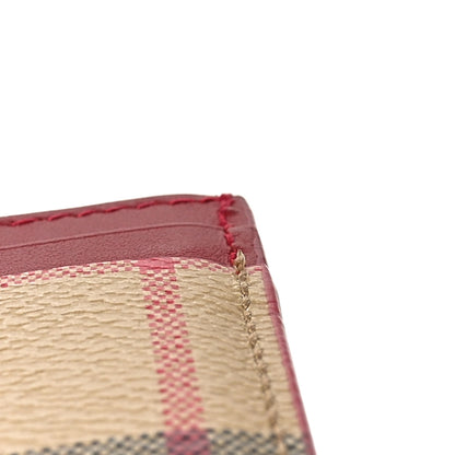 Burberry Vintage Check Calfskin Card Case Red 7 of 7
