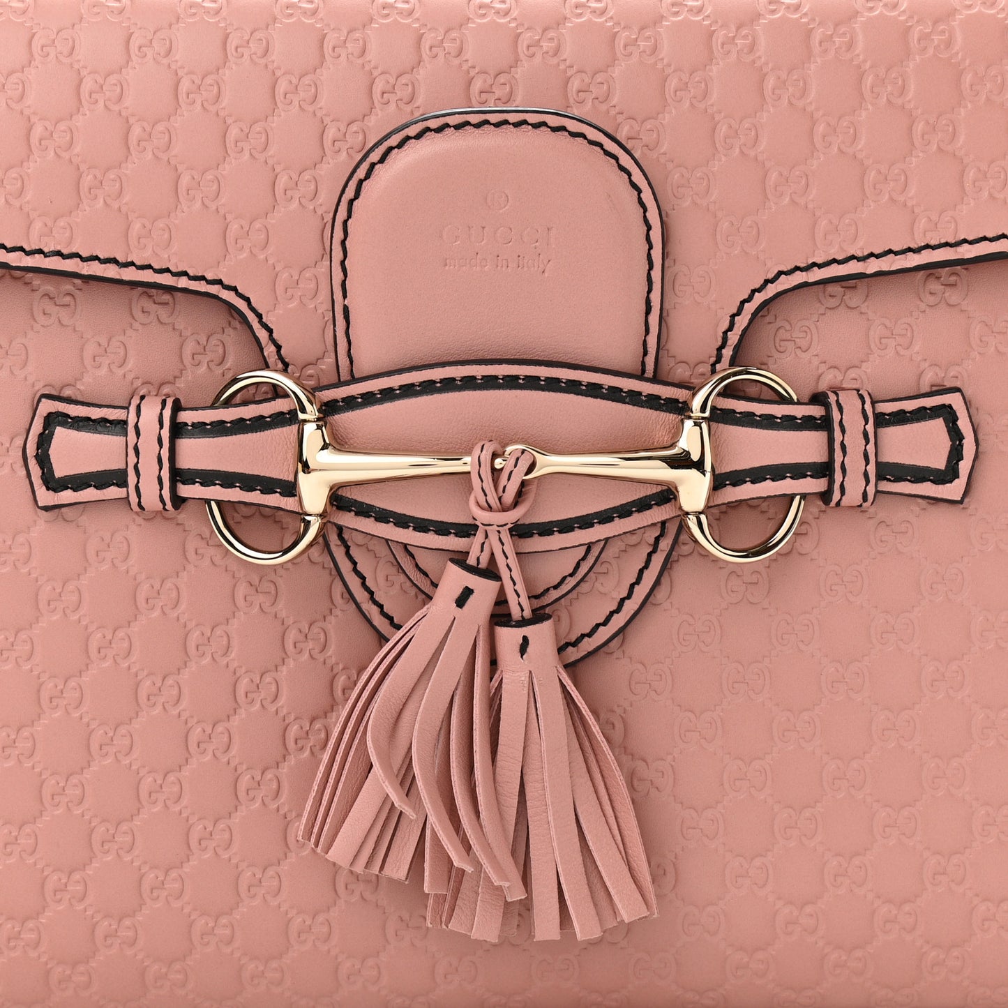 Microguccissima Medium Emily Chain Shoulder Bag Soft Pink