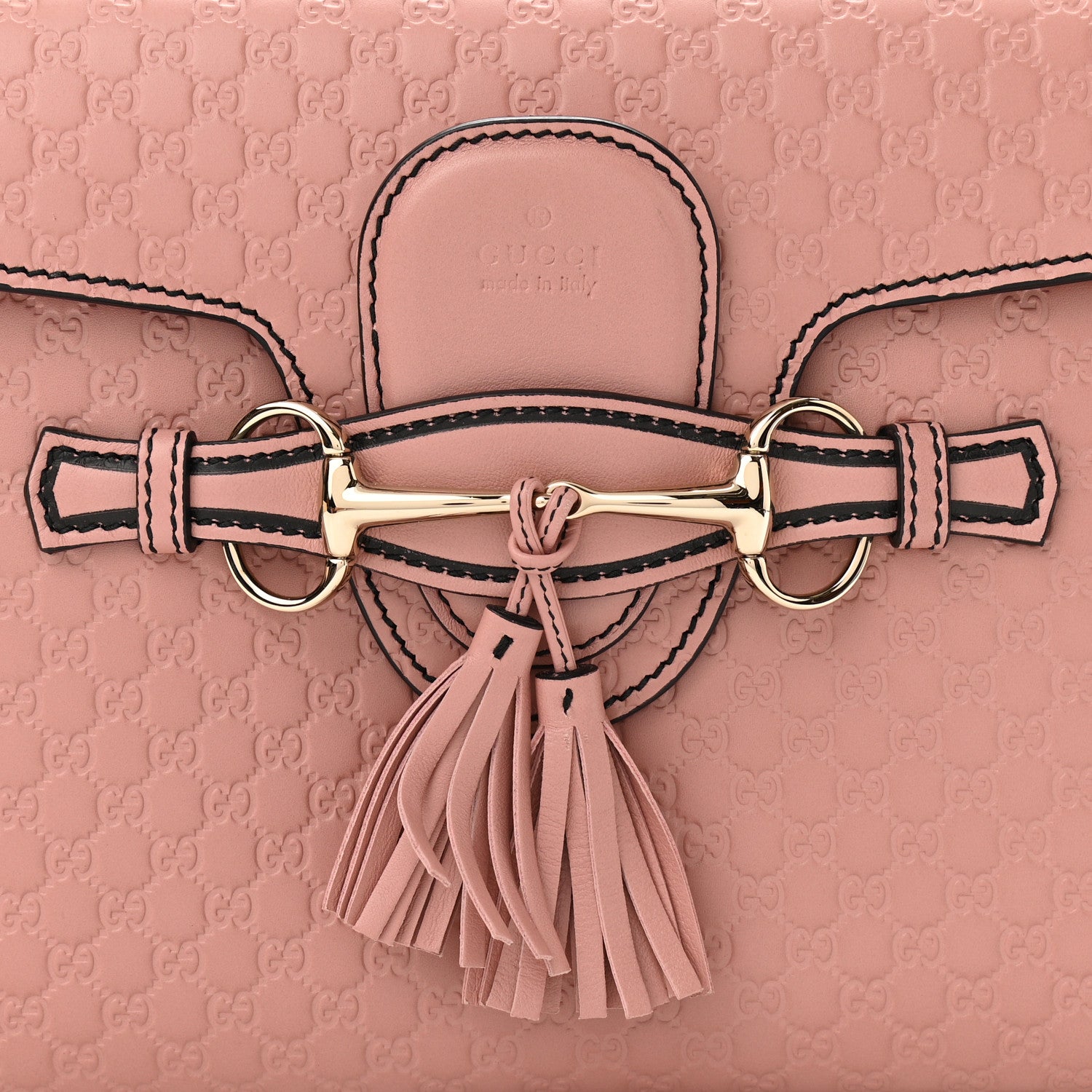 Gucci Microguccissima Medium Emily Chain Shoulder Bag Soft Pink 8 of 12