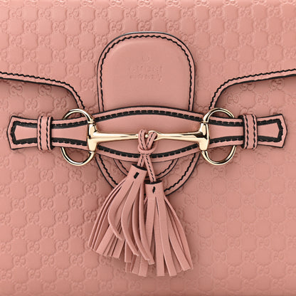 Gucci Microguccissima Medium Emily Chain Shoulder Bag Soft Pink 8 of 12