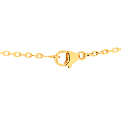 Hermes Lacquered Gold Mini Pop H Pendant Necklace White 4 of 5
