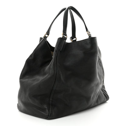 Gucci Pebbled Calfskin Large Soho Hobo Black 3 of 10