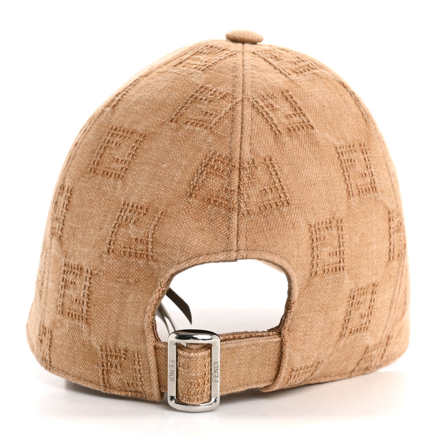 Fendi Canvas FF Baseball Cap S Brown 6 of 8