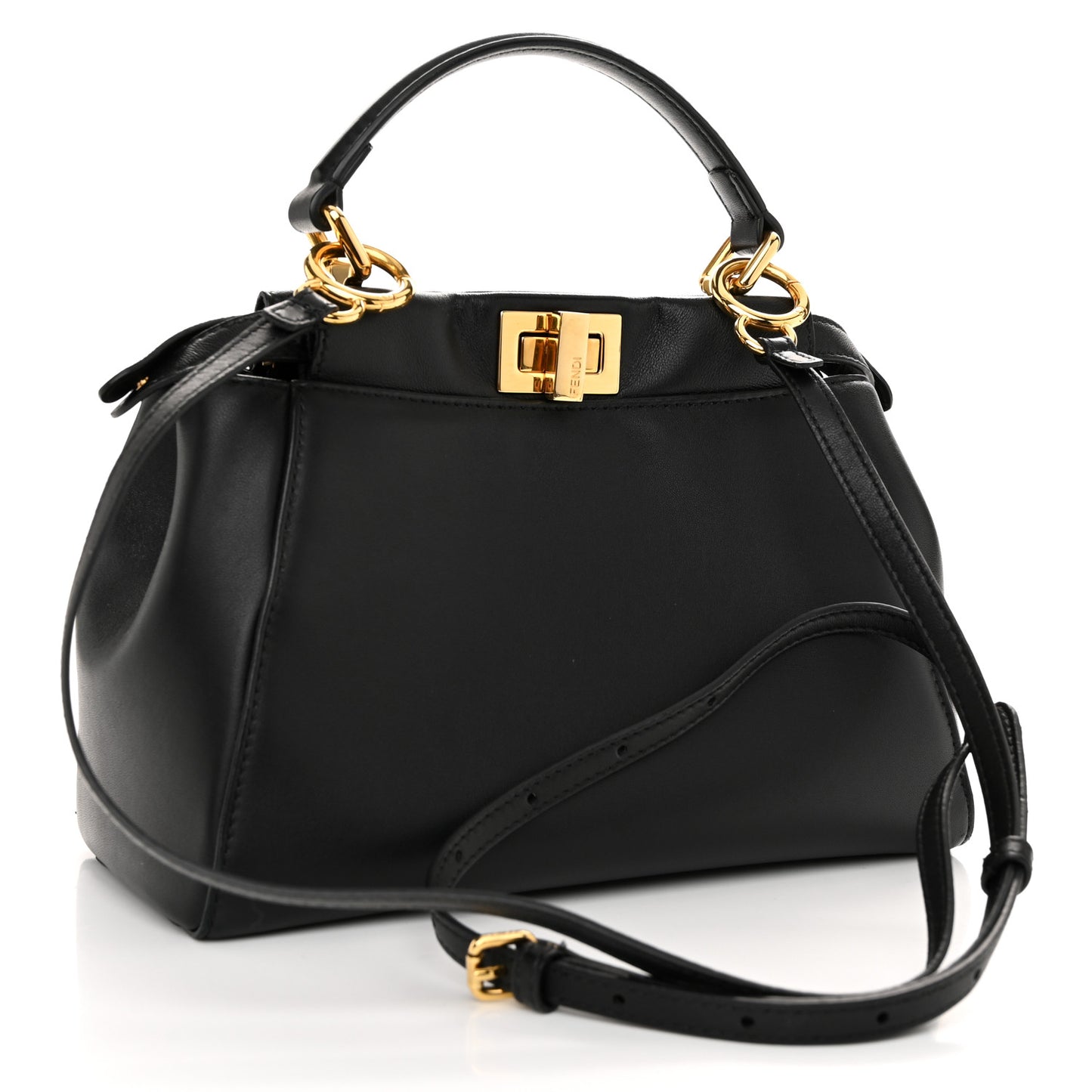 Nappa Mini Peekaboo Iconic Satchel Black