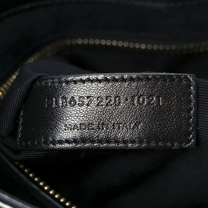 Saint Laurent Smooth Calfskin Le 5 A 7 Hobo Black 7 of 10