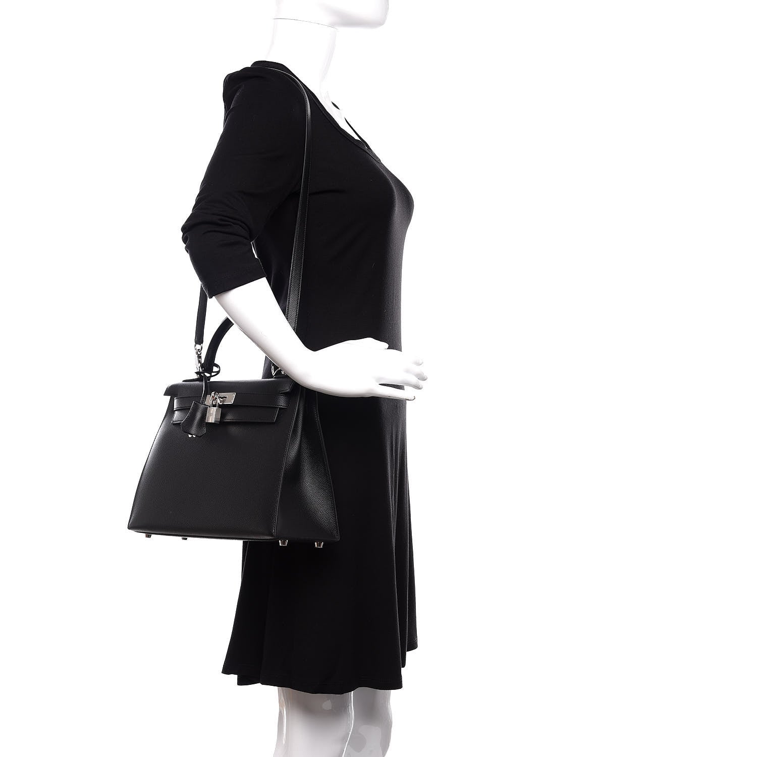 Hermes Epsom Kelly Sellier 28 Black 2 of 12