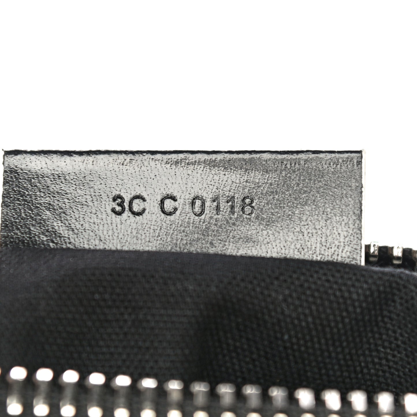 Calfskin Contrast Topstitch Small Antigona Black White