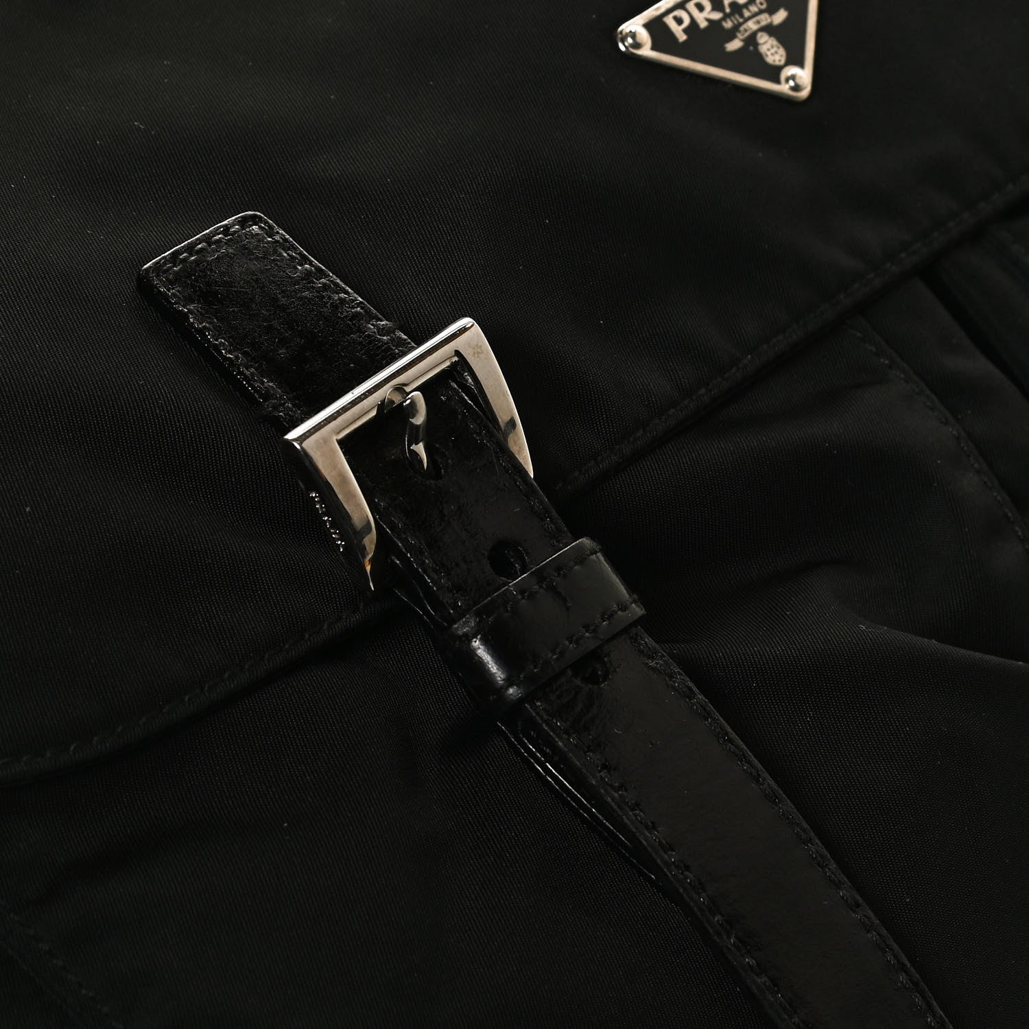 Prada Nylon Vela Messenger Bag Black 13 of 14