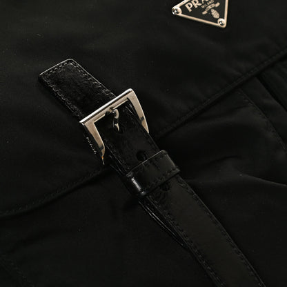 Prada Nylon Vela Messenger Bag Black 13 of 14