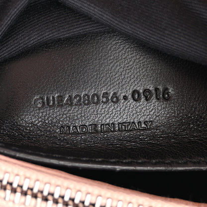 Saint Laurent Sheepskin Matelasse Chevron Monogram Medium College Bag Rose Poudre 7 of 13