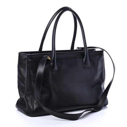 Chanel Calfskin Cerf Executive Shopper Tote Black 2 of 4