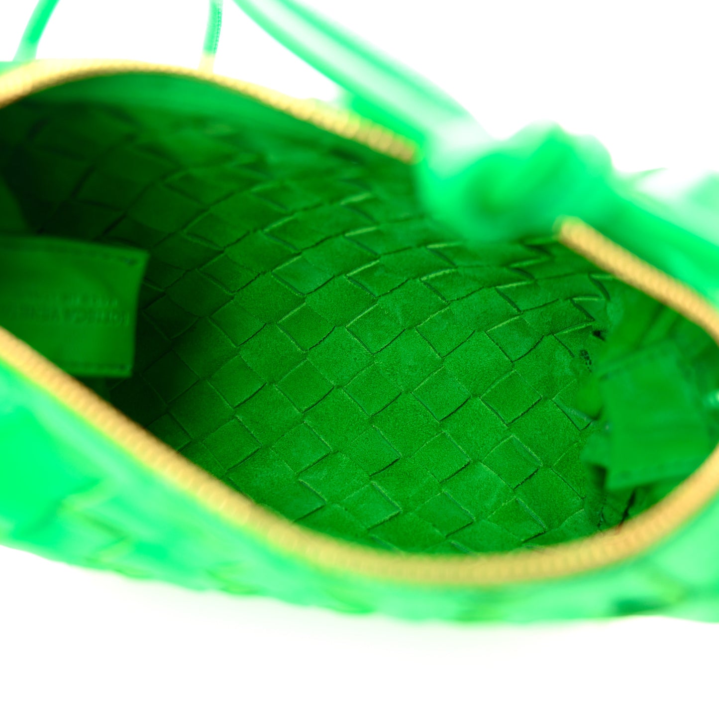Nappa Intrecciato Mini Loop Camera Bag Parakeet