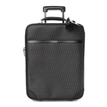 Saint Laurent Toile Classic Monogram Travel Trolley Suitcase Black 1 of 9